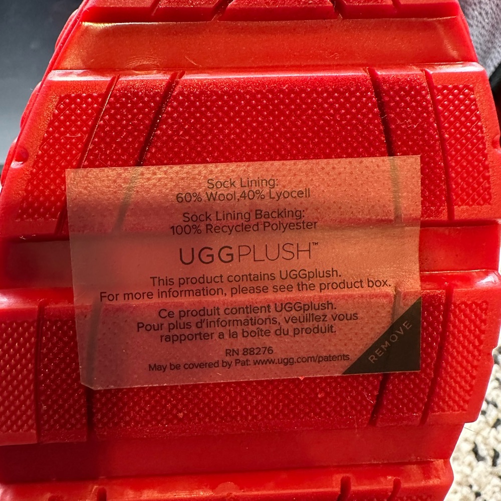 New KIDS SIZE 2 TAFFY Red UGG DRIZLITA TPE RAIN SNOW BOOTS 1130361K - Picture 9 of 11